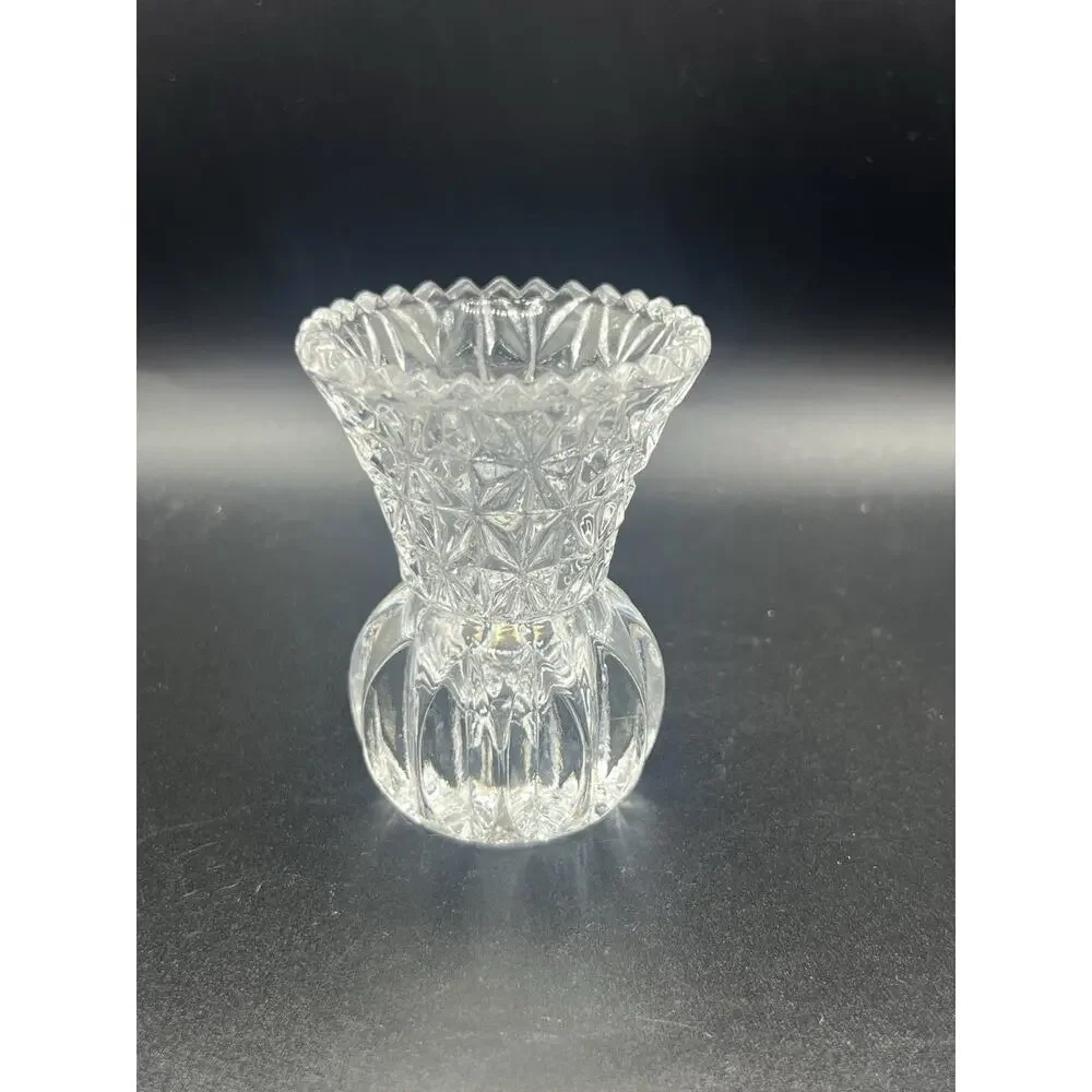 Vintage 1950‎ Cut Crystal Toothpick Holder